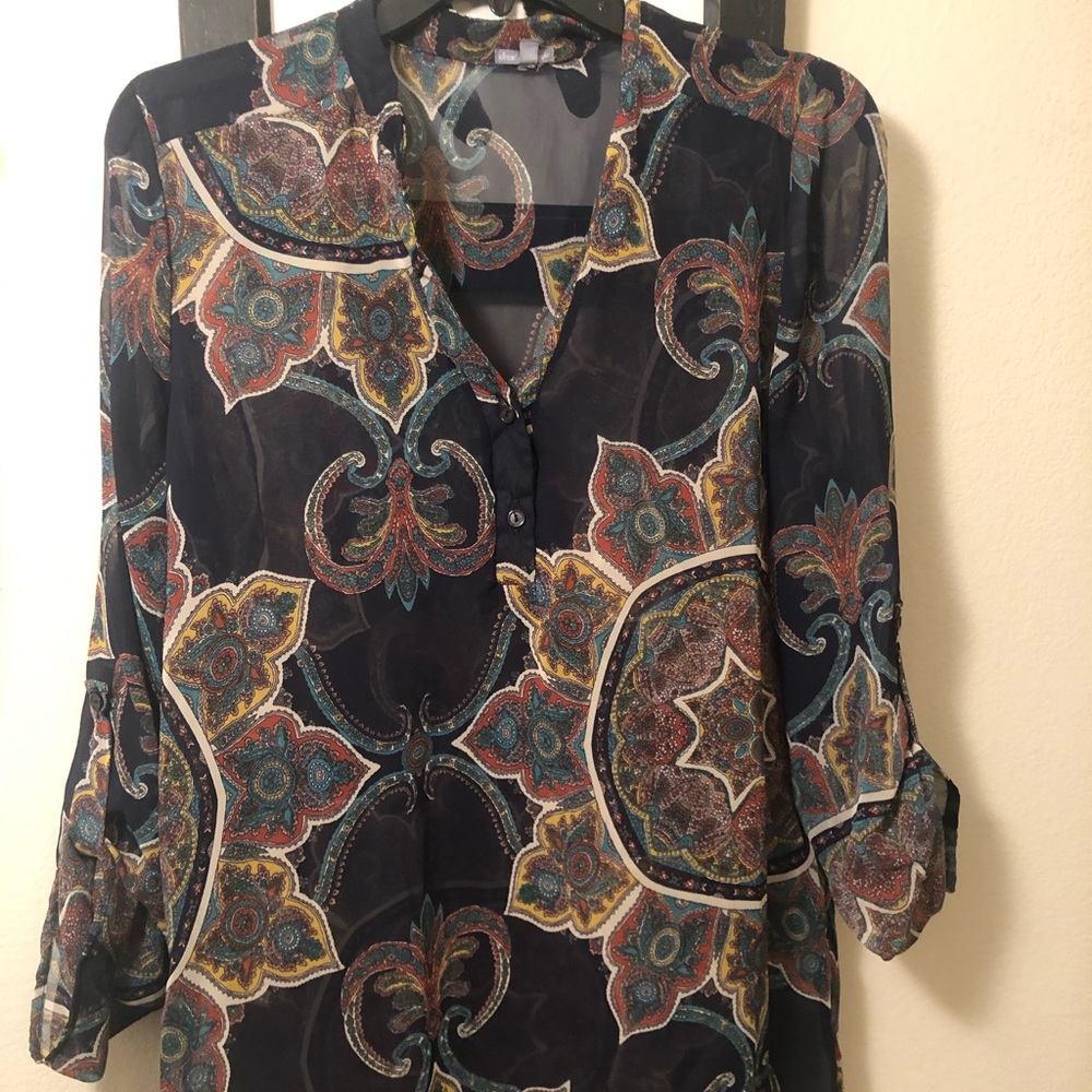 Charolette Russe Paisley Blouse